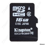 Флеш-карта 16 GB Micro SD Kingston