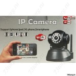 IP камера видеонаблюдения с автоактивацией, беспроводная поворотная Wanscam радионяня, управление через интернет, WiFi, запись звука, ночное видение
